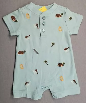 Baby Boy Clothes New Gymboree Preemie Little Keiki Aloha Romper Outfit • $49.99