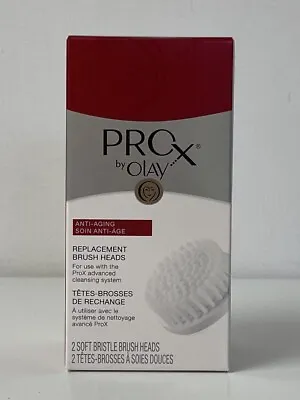 $26.23 • Buy Olay PROx Facial Cleansing Brush Replacement Heads Advanced System 2 Pack NEW