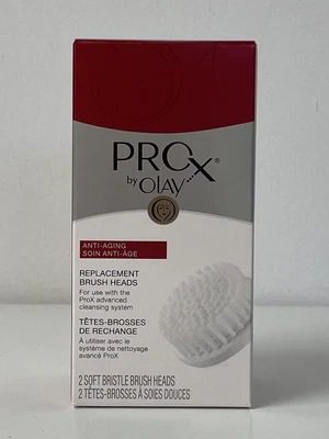$26.23 • Buy Olay PROx Facial Cleansing Brush Replacement Heads Advanced System 2 Pack NEW