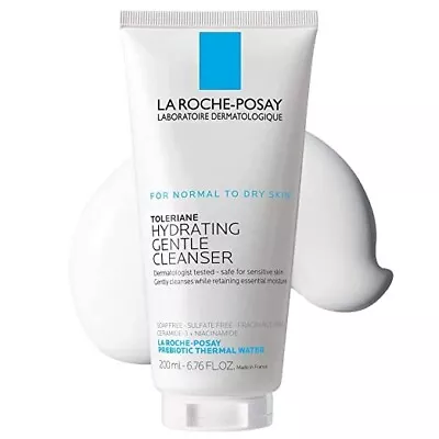 La Roche-Posay Toleriane Hydrating Gentle Cleanser 6.76 Oz EXP 5/25 FREE SHIP • $12.95