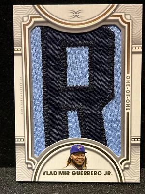 $125.50 • Buy Vladimir Guerrero Jr 2022 Topps Definitive 1/1 Nameplate Game-used Letter Patch