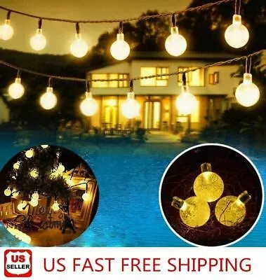 $11.98 • Buy 50 LED Solar String Lights Patio Party Yard Garden Wedding Waterproof Outdoor