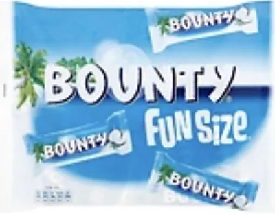 £9.99 • Buy 2 X Bounty Milk Fun Size 303g Best Before 20/11/22