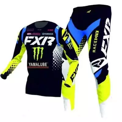 FXR Revo Yamalube Monster MX Gear Jersey/Pants Combo Motocross ATV Racing Set • $158.99