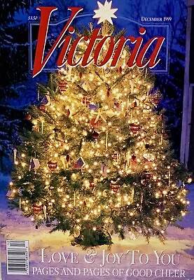 December 1999 VICTORIA Magazine Volume 13 No.12 VG Condition - Christmas • $13