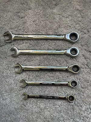 Workzone Geared Spanner Set - 5 Piece Set - Assorted Sizes • $18