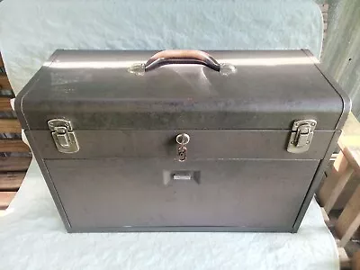 VINTAGE Kennedy Model 520 7 Drawer Machinist Toolbox W/Key Great Condition!  • $125