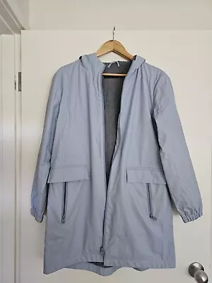 ZARA Basic Outerwear Raincoat With Hood Size M • $40