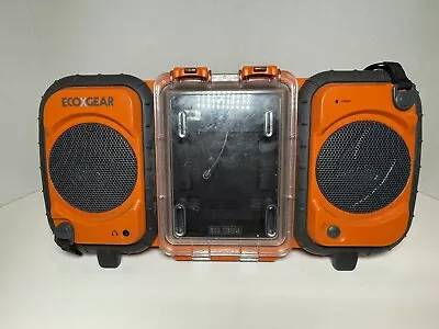 Ecoxgear Eco Terra Waterproof Boom Box  UNTESTED GDI AQ2S160 Battery Operated • $15.99