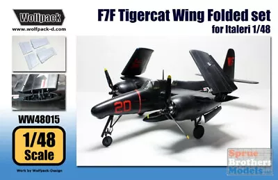 WPDWW48015 1:48 Wolfpack F7F Tigercat Wing Folded Set (ITA Kit) • $37.99