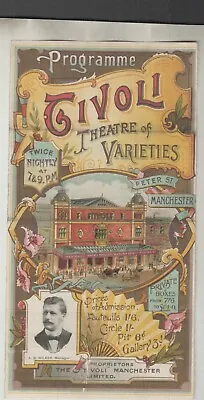 MANCHESTER 1907 Music Hall Programme AUSTIN RUDD Gicardo Juggler Damaged • £8