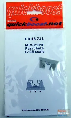 QBT48711 1:48 Quickboost MiG-21MF Fishbed Parachute (EDU Kit) • $12.69