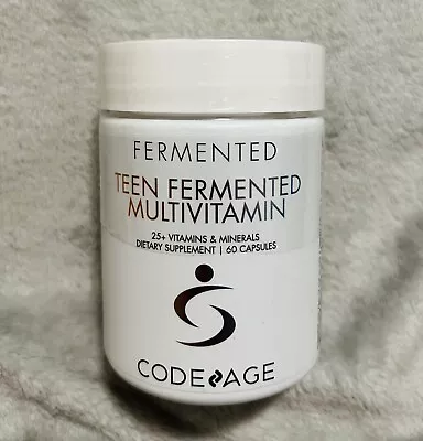 Code Age Teen Fermented Multivitamin 25plus Vitamins Minerals 60 Capsules • $19.99