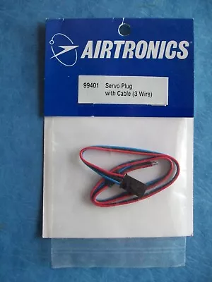 Vintage Airtronics 99401 Servo Plug Cable 3 Wires Nip • $11.56