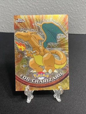 $89.99 • Buy 2000 Topps Chrome Charizard #06 Series 1 Pokemon