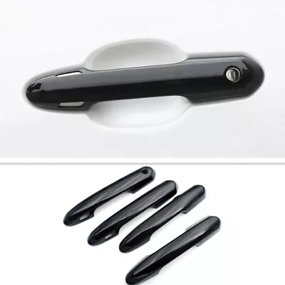 4PCS For Toyota RAV4 2019-2023 ABS Plastic Black Car Door Handle Cover Trim • $17.99