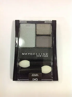 Maybelline Expert Wear Quad Eye Shadow STYLISH SMOKES 04Q CHARCOAL SMOKES • $9.34