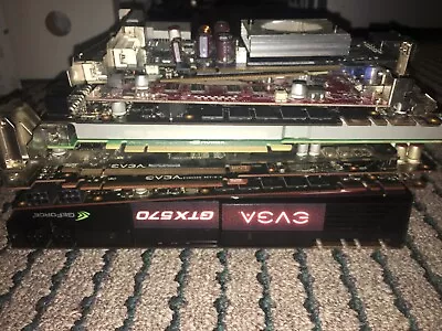 $106.32 • Buy Lot Of 10 Faulty Nvidia GPU Video Cards GTX 760 580 570
