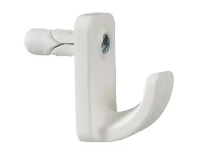£7.62 • Buy Plasplugs - HW 124 Single Hollow Door Hook (1) White