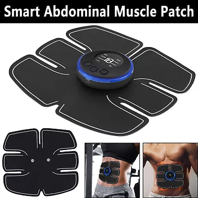 Electric Muscle Toner ABS Machine Wireless Toning Belt 6 Six Pack Abs Fat Burner • $6.99