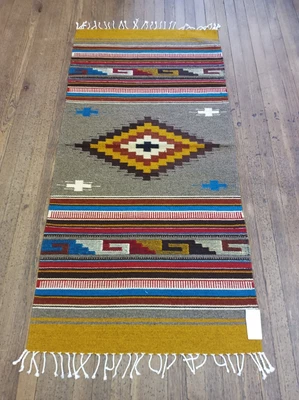 $82.95 • Buy Zapotec Handwoven Wool Rug; 30 X60 ; Z610-01