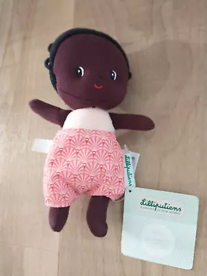 Lilliputiens My First Baby 6  Maia African American Plush Doll New/ W Tags • $15