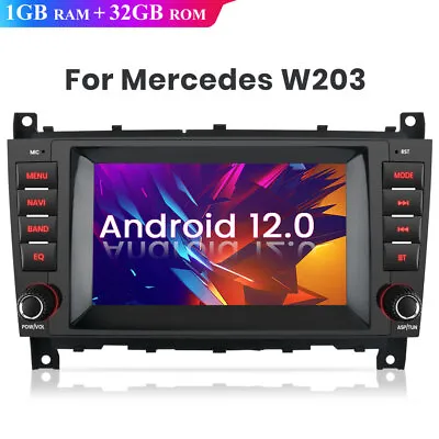 1+32GB Android Car Radio Stereo GPS For Mercedes Benz C-Class CLC CLK W203 W209 • $159.99