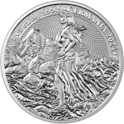 2024 Lady Germania .9999 Silver Coin - 5 Mark - Germania Mint PRE-SALE • $40