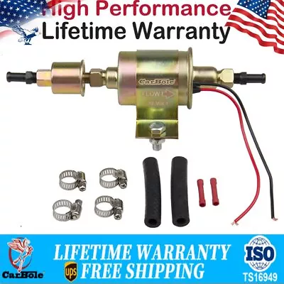 $20.59 • Buy Universal Electric Low Fuel Pump Carburetor 12V 5-9PSI Gas Diesel Inline GA8012S