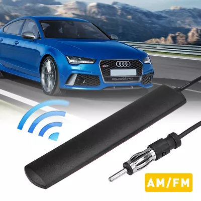 300cm Universal Black Amplified Roof Mount AM FM Amplified Antenna For VW BMW • £8.49