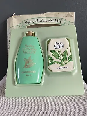 £15 • Buy Vintage Yardley Lily Of The Valley :Permuned Talc 100g/Perfumed Soap 75g
