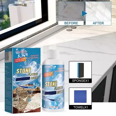 Stone Stain Remover  Kitchen Oil Stain Cleaner Marble Cleaner And Polish New • £5.52