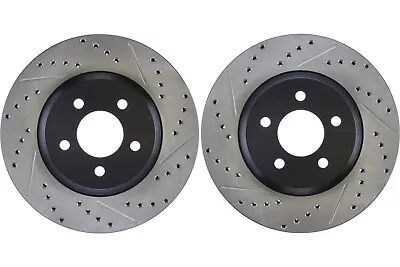 Front PAIR Stoptech Disc Brake Rotor For 2005-2014 Ford Mustang (44288) • $343.84