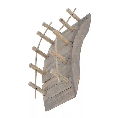 Doll House Arch Bridge Zen Garden Miniatures Wooden Bridge For Garden • $9.32