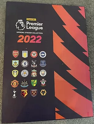 Panini. Premier League 2022. Hardback Sticker Album. Near Complete. • £22