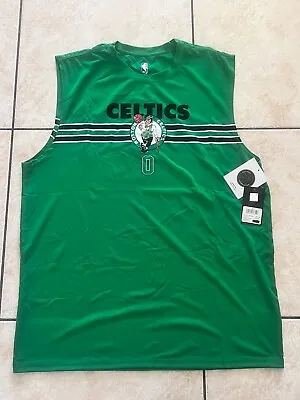 Jason Tatum Boston Celtics Green/Black/White X-LARGE NBA Mens Dri-fit Tank Top • $30