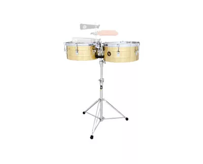 Used Latin Percussion Tito Puente 14  And 15  Timbales - Brass • $609.99