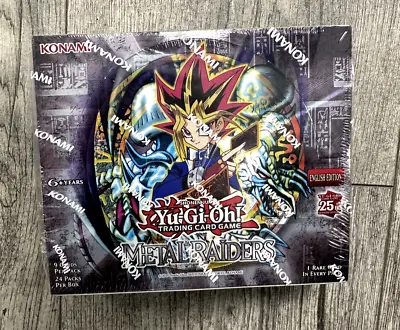 Yugioh Metal Raiders 25th Anniversary Booster Box Factory Sealed New • $50