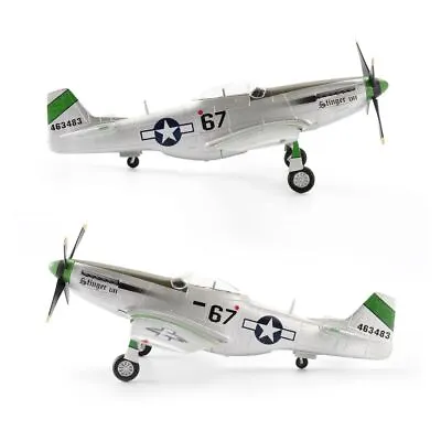 1/72 P-51D Mustang Fighter Model Plane Vintage US Military Airplane Display Toy • $22.07