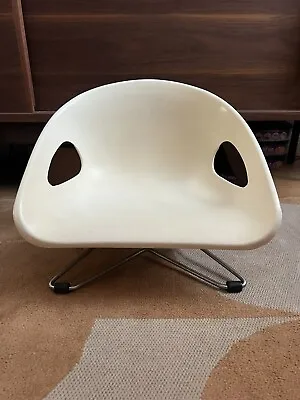 Vintage Mid Century White Cosco Childrens Booster Seat Plant Stand  • $50