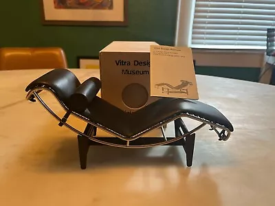 Vitra Miniature Le Corbusier LC4 Chair With Original Box In Excellent Condition • $700