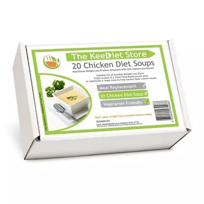 £24.99 • Buy Meal Replacement VLCD MRP Diet Weight Loss 20 X KeeDiet® Creamy Chicken Soup