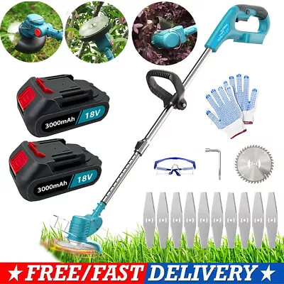 For Makita 18V DUR181 Battery Cordless Grass Trimmer Strimmer Edger Cutter 122cm • £51.10