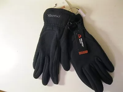 New Mens L Marmot Connect Interlaken Gloves Polartec 200 Fleece Touchscreen Comp • $29.99