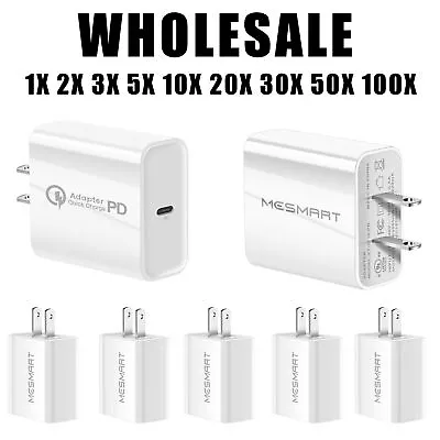 1-100 Lot 20W USB-C Wall Charger Power Adapter For Samsung Galaxy A55 A54 A14 5G • $389.99
