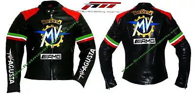 Motorbik Mv Agusta Racing Leather Jacket Man And Women All Size Available • $299.99