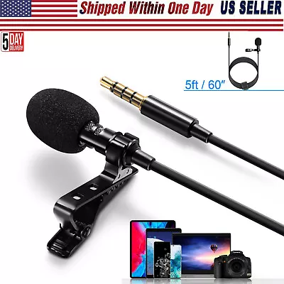 Lavalier Microphone Wireless Audio Video Recording Mini Mic For Multipurpose Use • $4.99