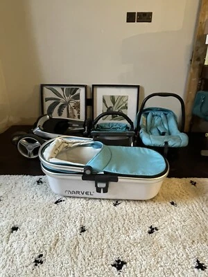 £37 • Buy Baby Pram 3 In 1 Travel System Used