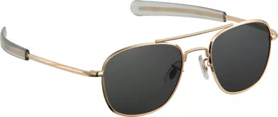 Humvee 52B-GOLD Military Pilot Sunglasses Metal Frame Aviator Style • $25.43