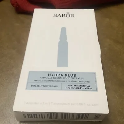 NIB Babor HYDRA PLUS Ampoule Concentrates For Dry Dehydrated Skin 7x Ampoules • $2.87